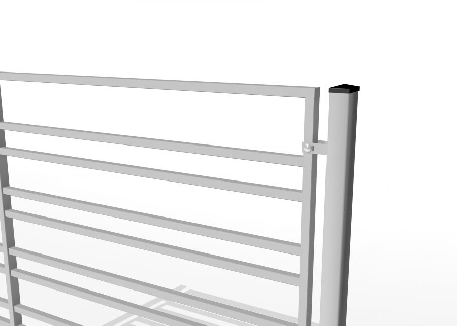 Metallhegnsstolper til palisadehegnspaneler